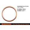 Manifold Nut Seal Set Copper Hollow + Solid 28 x