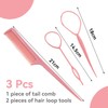 3 Pcs Topsy Tail Hair Tools, Hair Loop Pull Through