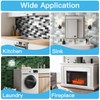 Art3d Peel and Stick Backsplash Tiles – 12"x12" White Washed