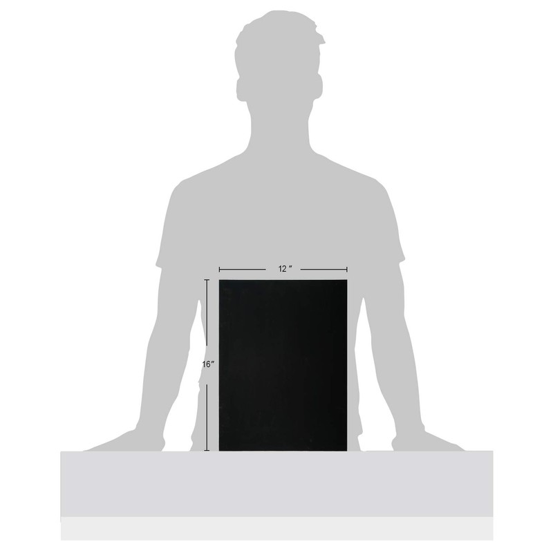 PHOENIX Black Canvas Boards for Painting - 12x16 Inch, 6