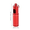 Portable Pocket Ashtray with Keychain Lanyard Retractable Circular Aluminium Alloy