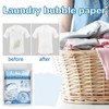 Laundry Bubble Paper Sheets, 30 Pack, Concentrated Cleaning Tablets for