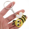 HOLIDYOYO 24pcs Bee Keychain - Cute Yellow Bee Keychain, Animal