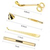 DRAMLOR 5 in 1 Candle Snuffer and Wick Trimmer Set