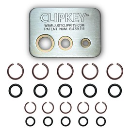 5 sets of 3/8" & 1/2" Milwaukee Style Friction rings with the ClipKey, snap ring installation tool