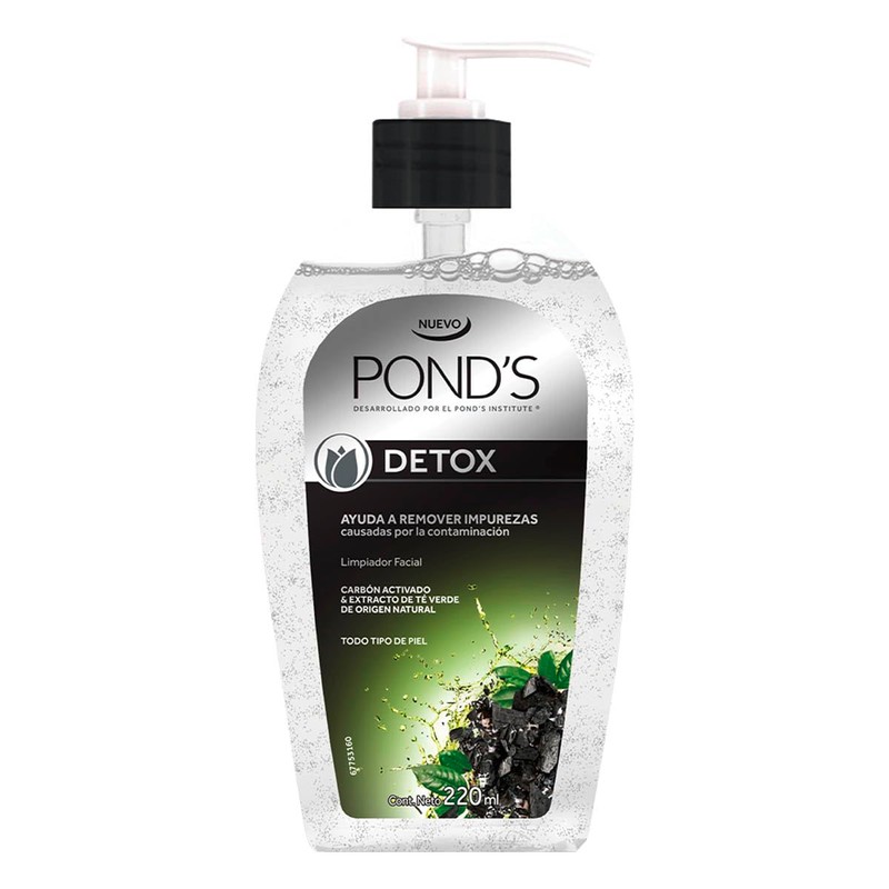 Limpiador Facial Ponds Detox 220 ml