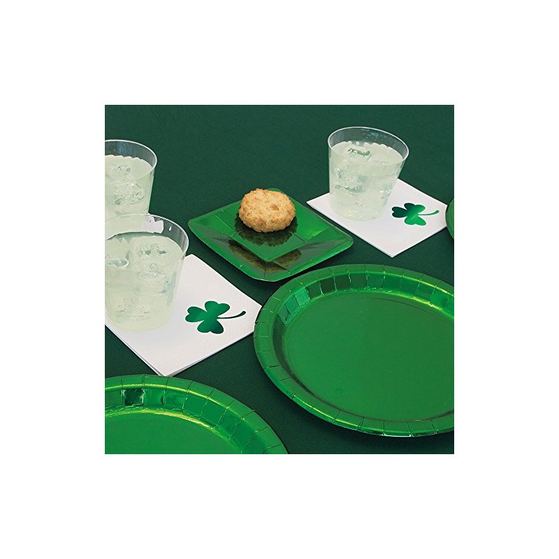 Unique rainbow shamrock St Patrick's Plates LARGE