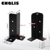CNQLIS 4pcs Adjustable Deck Post Anchor Base Brackets Fit 1.5x1.5,