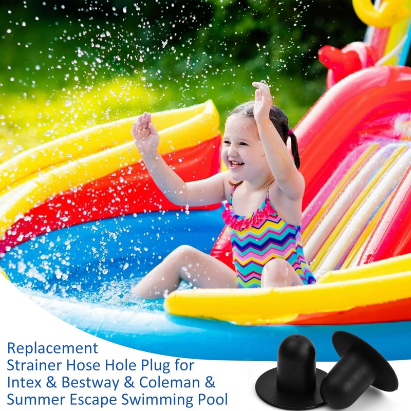 Roseyan Pack of 4 Pool Plugs Swimming Pool Wall Plugs