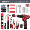 COMOWARE 12V Power Cordless Drill Home Tool Kit, Tool Drill