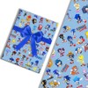 Sonic Wrapping Paper, 5 PACK Present Wrapping Paper 70x50cm Birthday