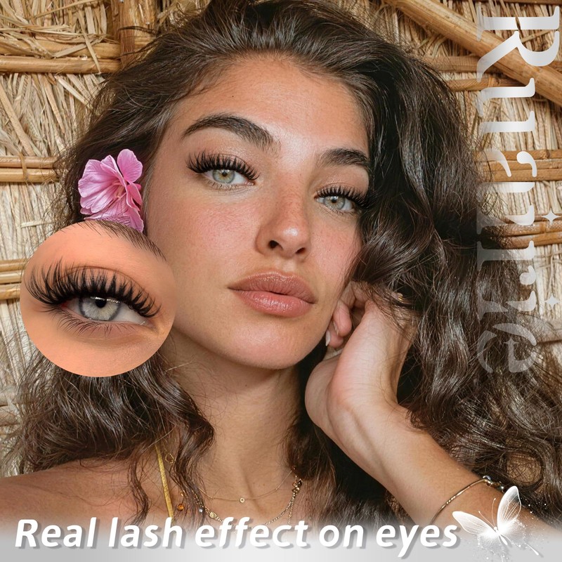 Fluffy Lash Clusters Wispy Lashes Clusters Downy Cluster Eyelash Extensions