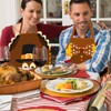 Tkifoda Happy Thanksgiving Aprons with Pockets, Waterproof Fall Aprons for