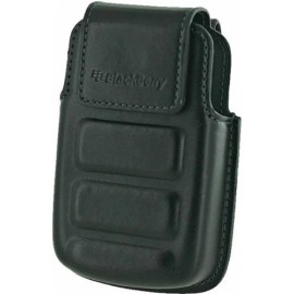 BlackBerry Curve 8350i Case Blackberry Protective Black Leather Holster Case HDW-20961-001