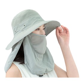 Gergeous Women’s Outdoor Hat/Cap, UV/Sunburn Protection, For Farm Work/Garden Work, Wide-Brimmed, Foldable, Lightweight -