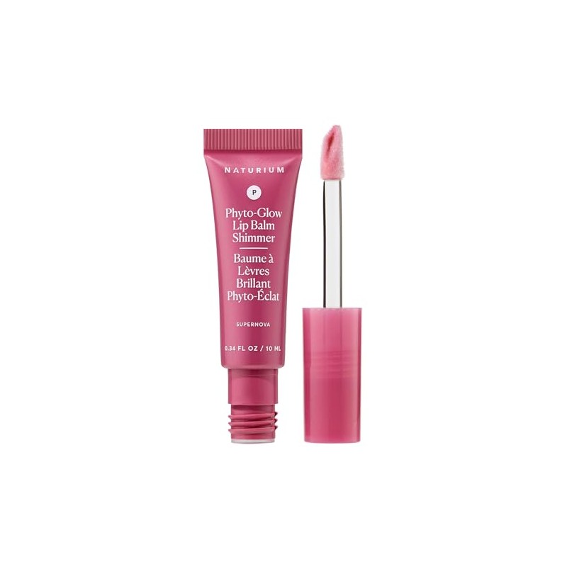 Naturium Phyto-Glow Lip Balm Shimmer, Nourish & Hydrate Lips with
