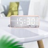 Alarm Clock Bluetooth Speaker Distortion Free USB Charging Mirror Display