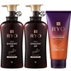 ryo Ryeo Jingyeolmo Hair Loss Symptom Care Shampoo 490ml x2 + Jayangyunmo Treatment x1, 490g, 1 pack / 려 진결모 탈모증상케어 샴푸 490ml x2개 + 자양윤모 트리트먼트 x1개, 490g, 1개