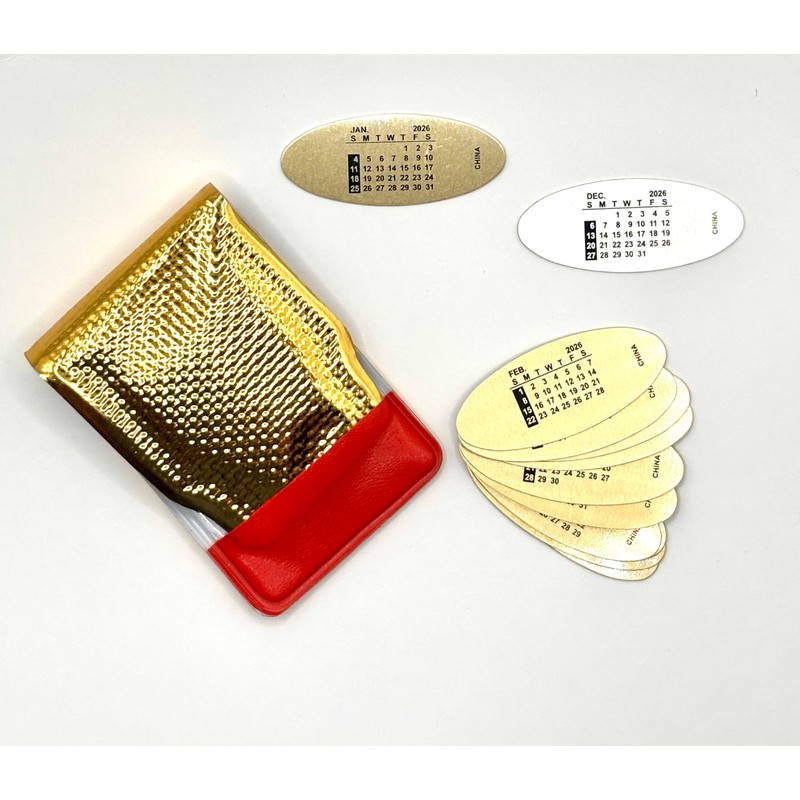 Datewatcher Watchband Calendars Oval Year 2026