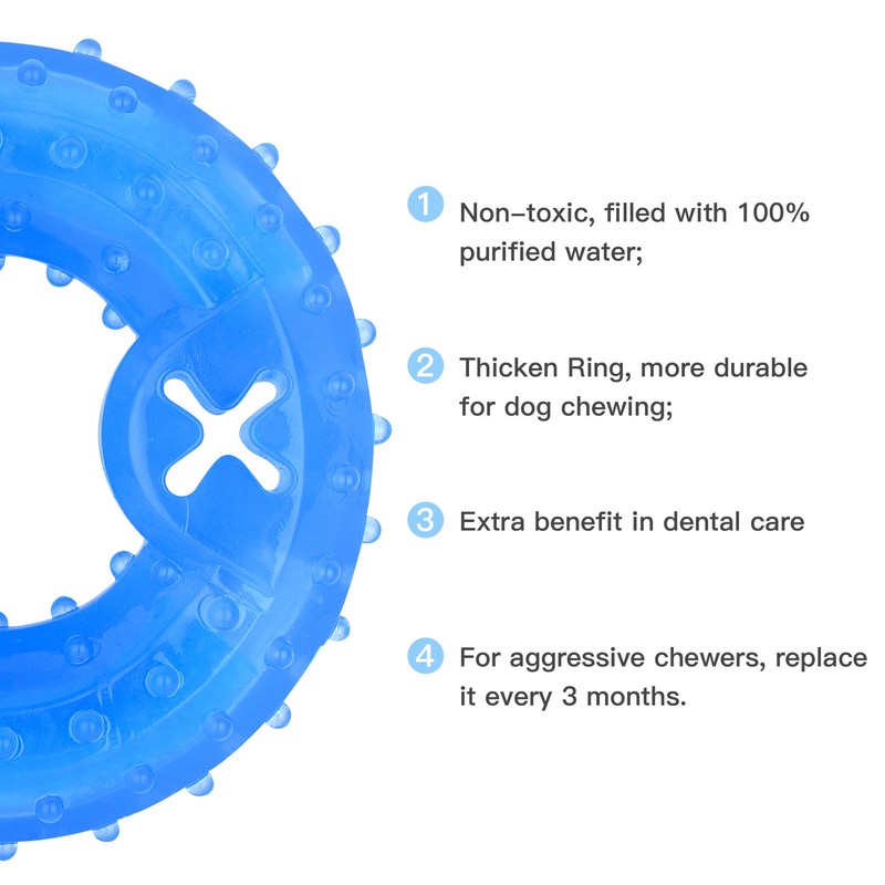 NWK Pet Teether Cooling Chew Toy for Dogs Teething Toy