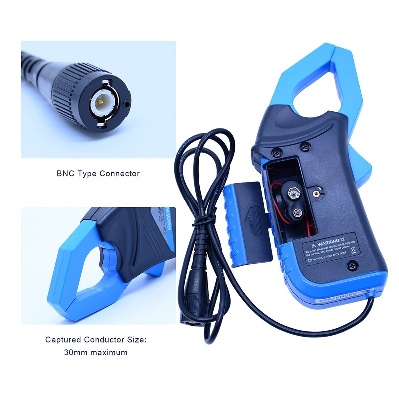 Hantek CC-650 CA/CC Abrazadera de Corriente Pinza Amperimétrica Para Osciloscopio