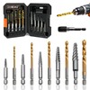 Coobeast 11Pcs Screw Extractor Set, Left Hand Drill Bit and