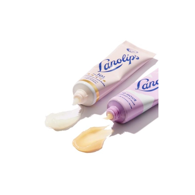 Lanolips 101 Lanolin Lip Balm & Overnight Lip Mask Duo