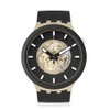 Swatch Time for Taupe Quartz Casual Black Watch