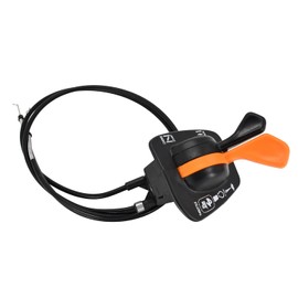 Throttle Choke Cable Compatible with John Deere GY20948 GY20772 125 135 145 155C 190C LA120 LA130 LA135 LA140 LA145 LA150 LA155 LA165 LA175 X140 Lawn Tractors, Throttle Lever Twin Control Handles