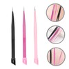 Healeved 3pcs Scrapbooking Tools Nail Tweezers Pressing Head for Sticker