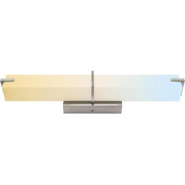 Sunlite 18" LED Linear Light Fixture, 15W, 80W, 950LM, Color Selectable, Brushed Nickel