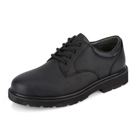 Dockers Mens Shelter Synthetic Leather Rugged Casual Oxford Shoe - Wide Widths Available, Black, 8 W