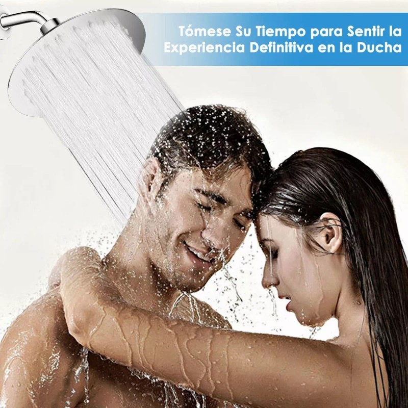 LSOTRAIN Ducha Lluvia Alta Presión Cabezale Ducha Acero Inoxidable
