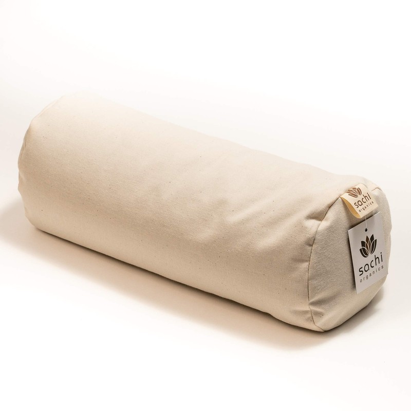 Sachi Organics Buckwheat Cylinder Neck Pillow