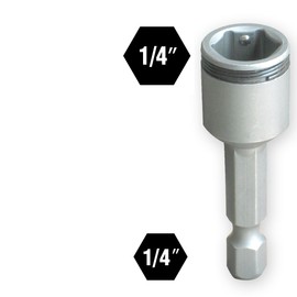 IVY Classic 45515 1/4 x 1-3/4" Non-Magnetic Spring Nut Setter, Impact Plus, 10-Pack