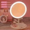 Tahua Espejo De Maquillaje Luz Led Touch Forma De Arbol