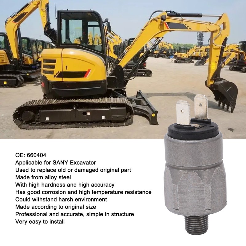 Engine Oil Pressure Sensor 2 Pin Alloy Steel Oil Pressure
