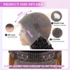 WRLYYEO Ombre Lace Front Wig Human Hair 4/27 13x4 HD
