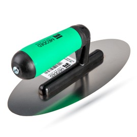 Stainless Steel Plaster Trowel, (9x4inch) Venetian Plaster Trowel, Plaster Tool, Oval Flexible 240x100mm, Meoded Paint & Plaster