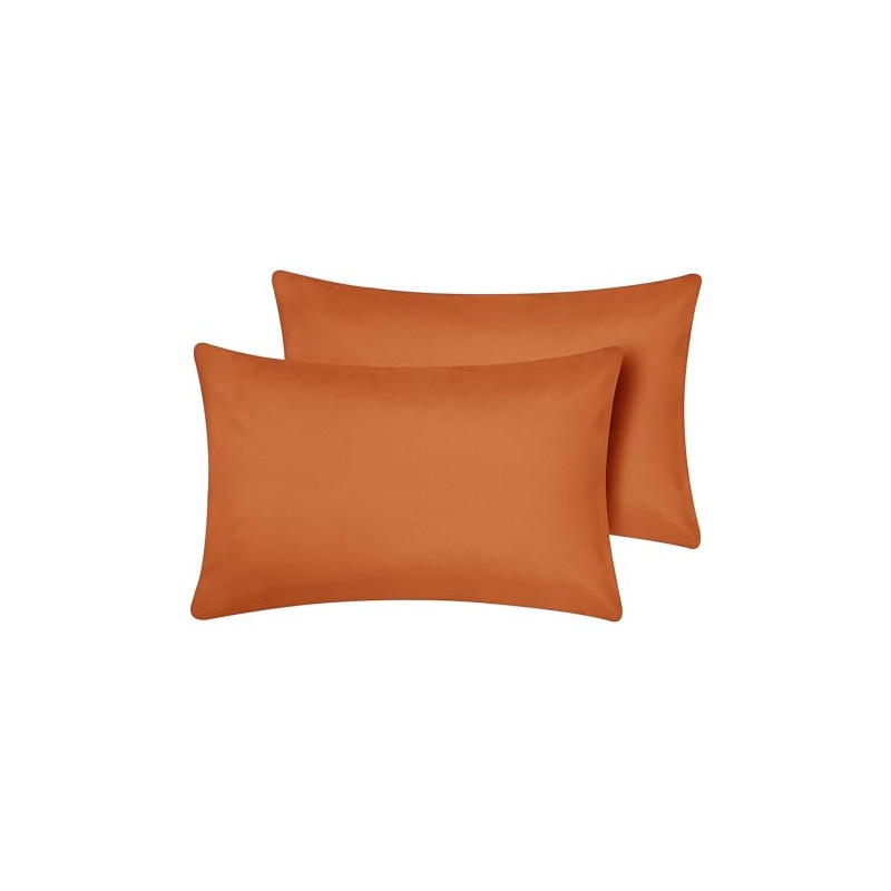 Oxford Homeware Pillow Cases 2 Pack Brushed Microfiber – Standard