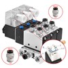 Heschen Electrical Pneumatic Triple Solenoid Valve 4V210-08 AC220V PT1/4 5