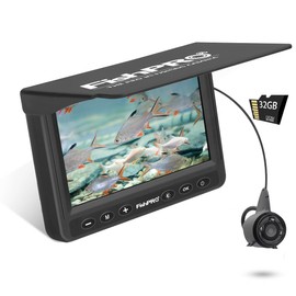 [FishPRO® 2026 Upgrade] Underwater Fishing Camera 4.3''- DVR w/32GB [Proven Since 2017] Ice Fishing Camera 1000 TVL w/ 65ft Magnetic-Spool, IR, USB-C, 5000mAh, Portable Fish Finder for Ice Fishing