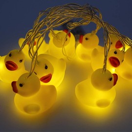 NIWWIN Children's Bedroom Cute Animal Duck Night Lights for Holiday Lights Wall Window Tree Decorative Party Yard& Garden Kids Living-Room Dorm Decor (Duck)