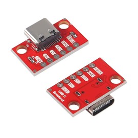 AEDIKO 5pcs USB Type C Breakout Board Serial Breakout Socket 16P 2.54 mm PCB Converter Board