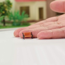 Evemodel YZ150 10pcs Model Train 1:150 bench chair settee N Z Scale