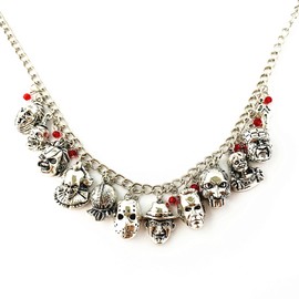 HYTAIBB Horror Michael Mye Jason Vorhe Fredy Kruegr Charm necklace Gifts for woman