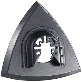 AGT Professional Sanding Discs: Triangle Sanding Disc for Multitools, 93 mm, Quick Release Attachment (Sanding Plate, Disc Sander, Multitool)