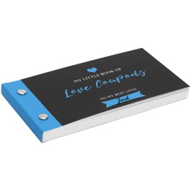 JULEASEL Love Coupon Book for Him - Romantic Love Gifts for Husband Boyfriend, 20 Fun Love Coupons +10 Blank Wild Cards- Couples Gifts for Anniversaries, Birthdays, Valentine's Day & More!