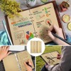 6 Pack A5 Refill Paper, 6 Hole Kraft Paper, Lined,