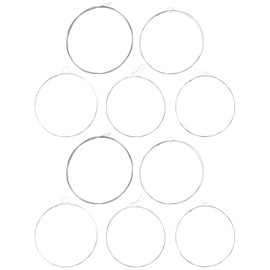 Micro Traders 2 Sets 5-String Banjo Strings Replacement 70/30 Bronze Wound Strings Stainless Steel Banjo Strings for Beginners Guitarists, Medium 9-26